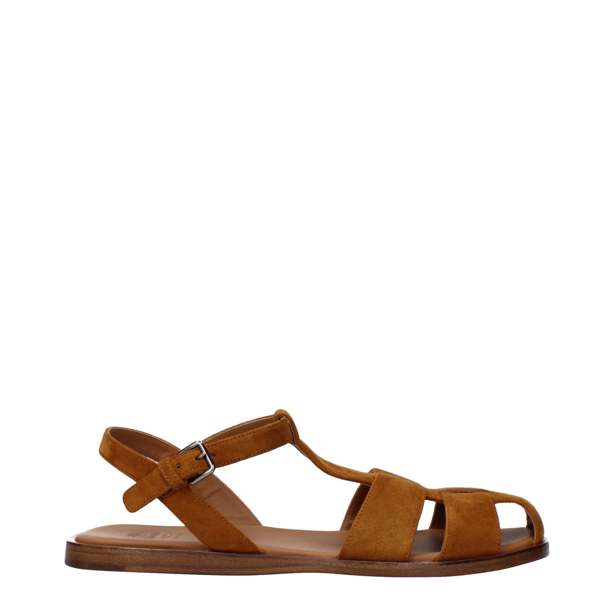 Church's Braune Ledersandalen