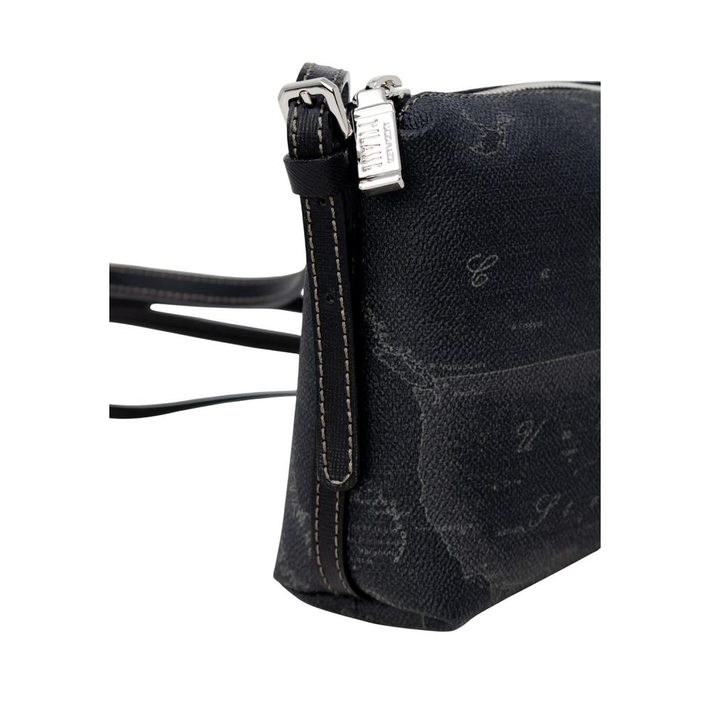 Alviero Martini Prima Classe Schwarze Polyester Handtasche