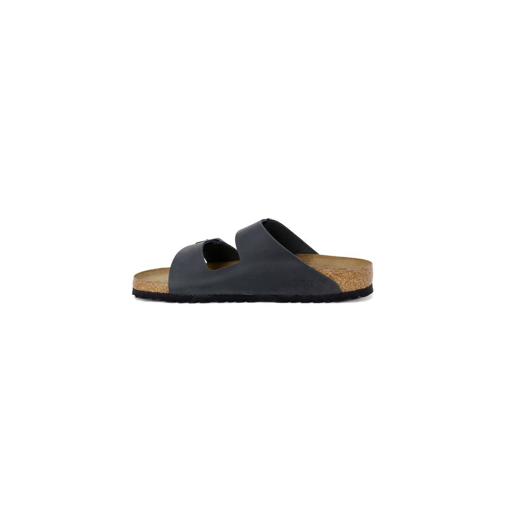 Birkenstock Schwarze Kunstleder-Slipper