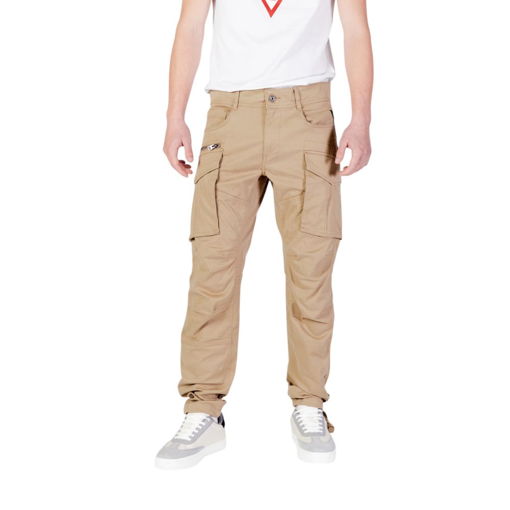 Replay Beigefarbene Baumwoll-Jeans mit lockerer Passform