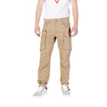 Replay Beigefarbene Baumwoll-Jeans mit lockerer Passform