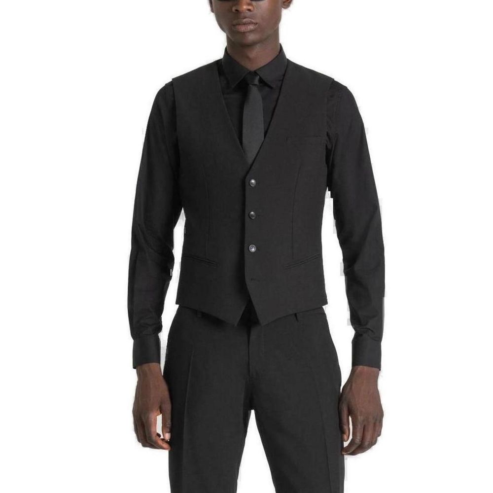 Antony Morato Schwarze Polyesterweste