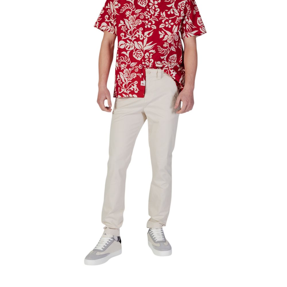 Tommy Hilfiger Jeans Beigefarbene Baumwoll-Chinos