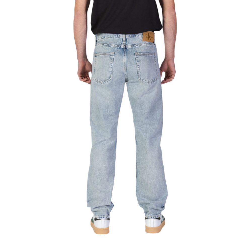 Calvin Klein Jeans Hellblaue, lockere Jeans aus Bio-Baumwolle