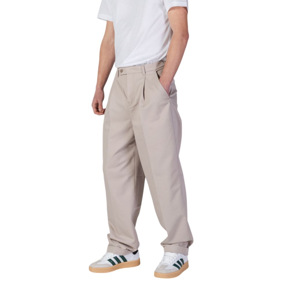 Calvin Klein Jeans Beige Recycled Polyester Pants