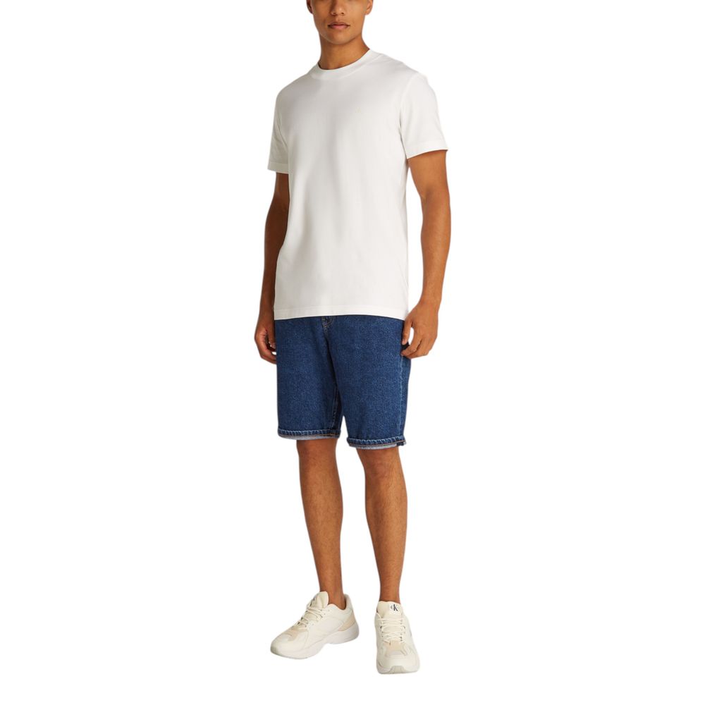 Calvin Klein Jeans Blaue Baumwoll-Bermudashorts