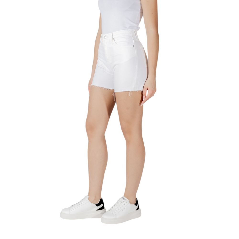 Calvin Klein Jeans Baumwollshorts in Weiß