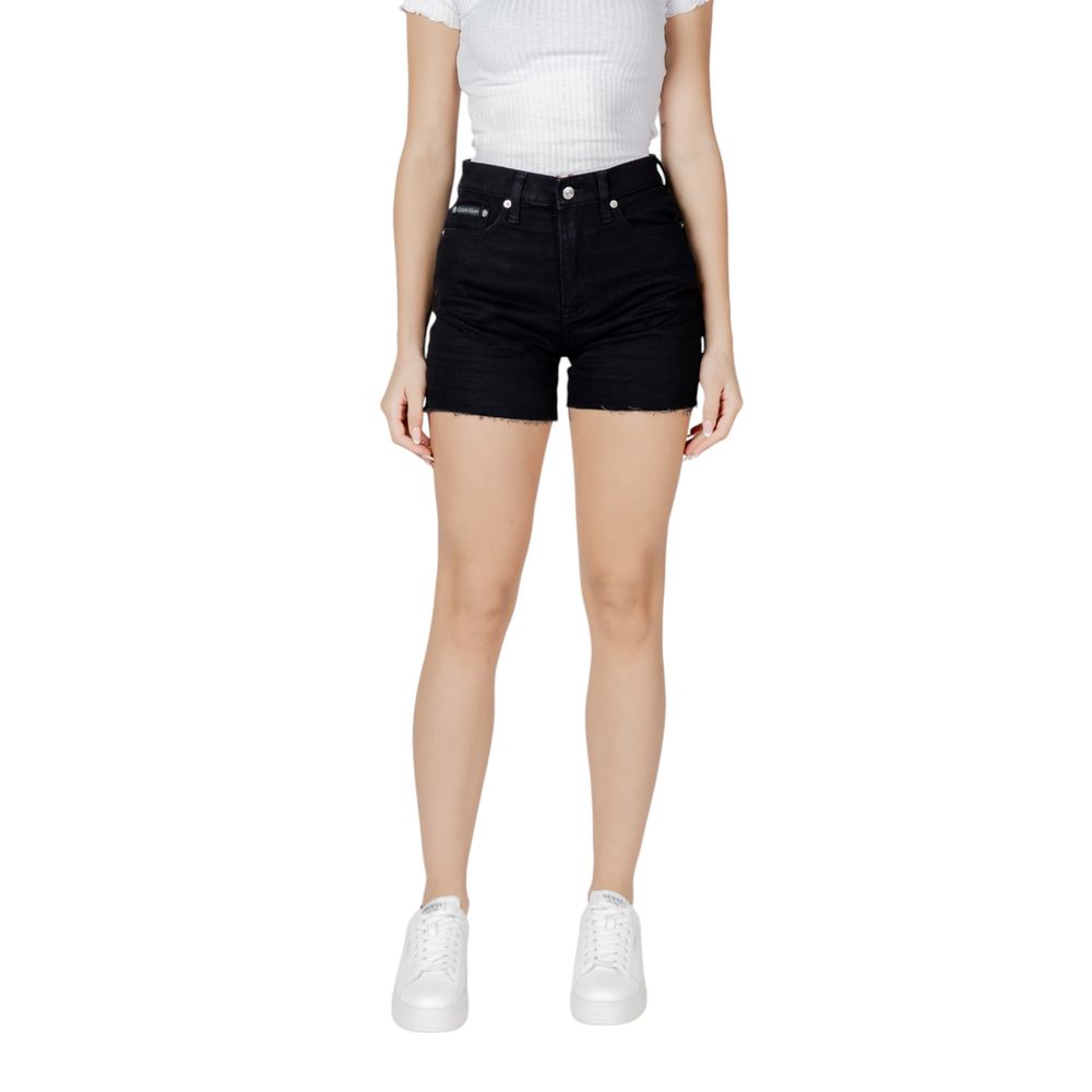 Calvin Klein Jeans Schwarze Baumwollshorts