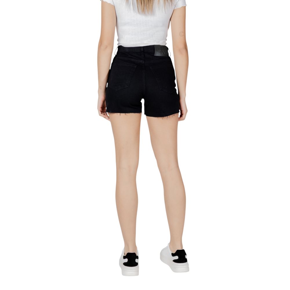 Calvin Klein Jeans Schwarze Baumwollshorts