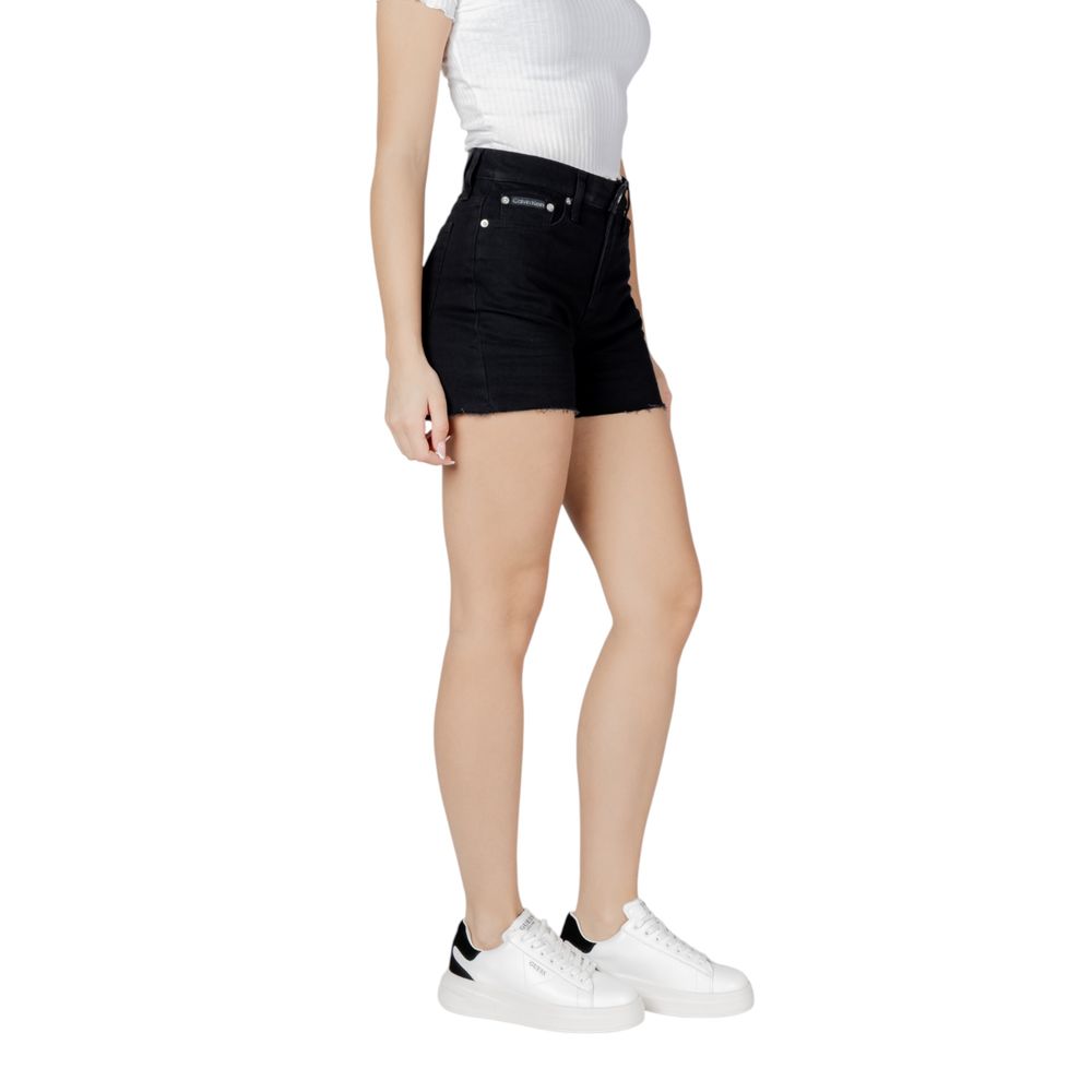 Calvin Klein Jeans Schwarze Baumwollshorts
