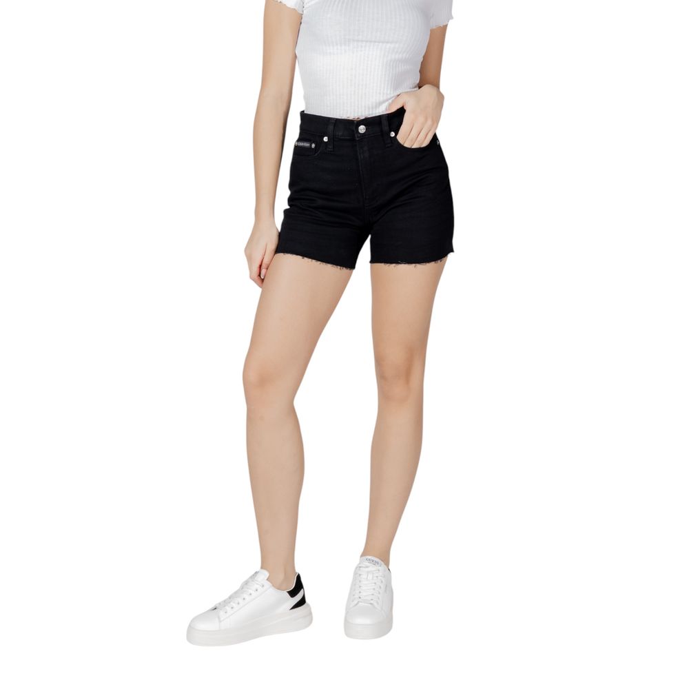 Calvin Klein Jeans Schwarze Baumwollshorts
