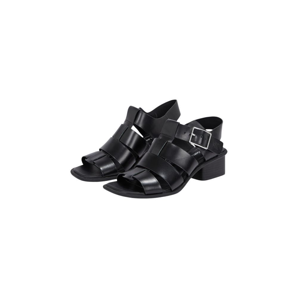 Calvin Klein Jeans Schwarze Polyester-Sandale