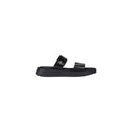 Calvin Klein Jeans Schwarze Leder-Sandale