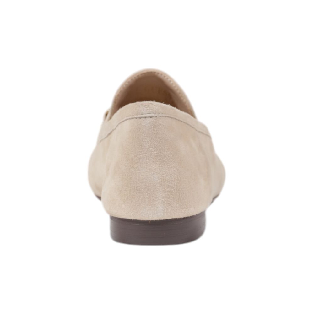 Guess Beigefarbene Leder-Plateau-Pumps