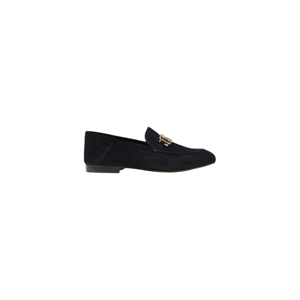 Guess Schwarze Leder-Plateau-Pumps
