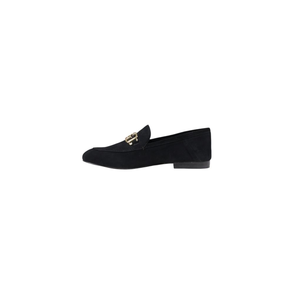 Guess Schwarze Leder-Plateau-Pumps