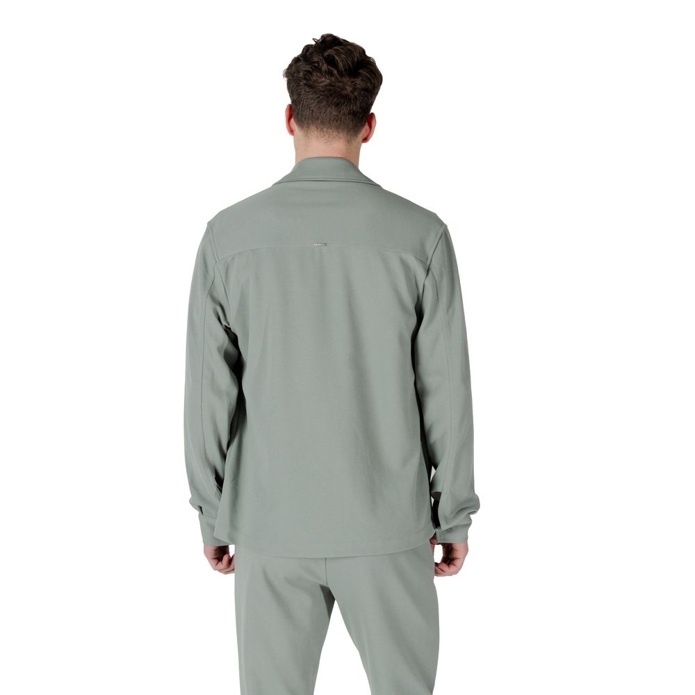 Antony Morato Grünes Polyester-Hemd
