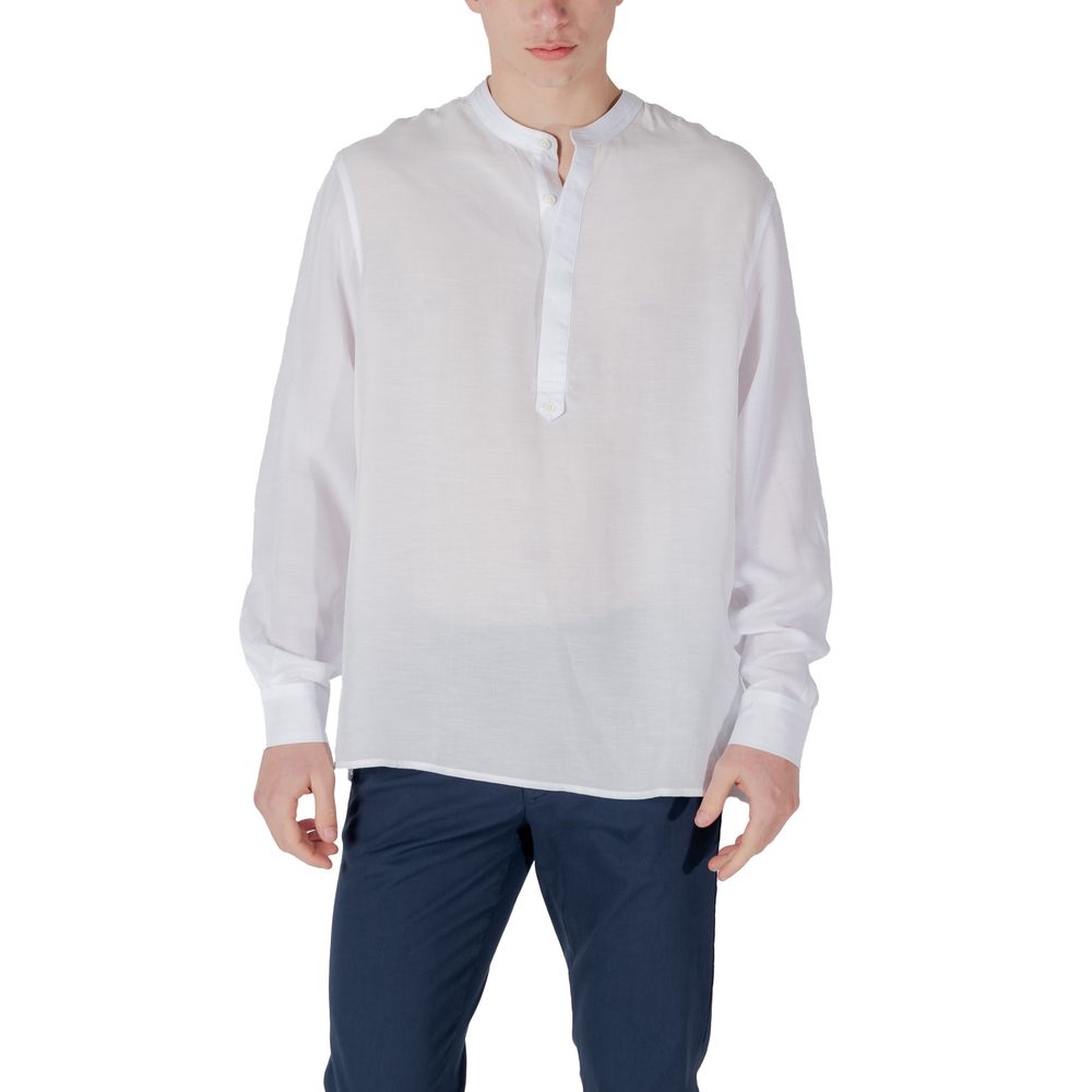 Antony Morato Weißes Lyocell-Hemd