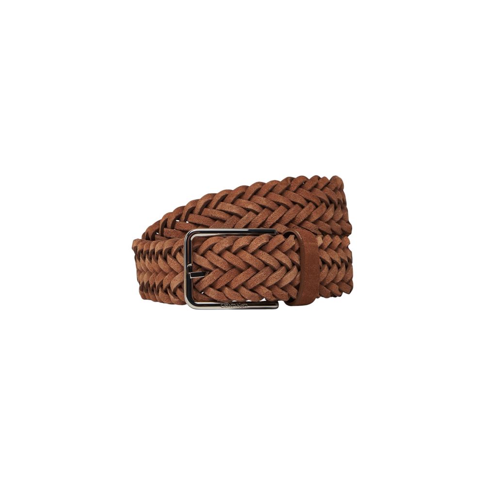 Calvin Klein Brown Leather Belt