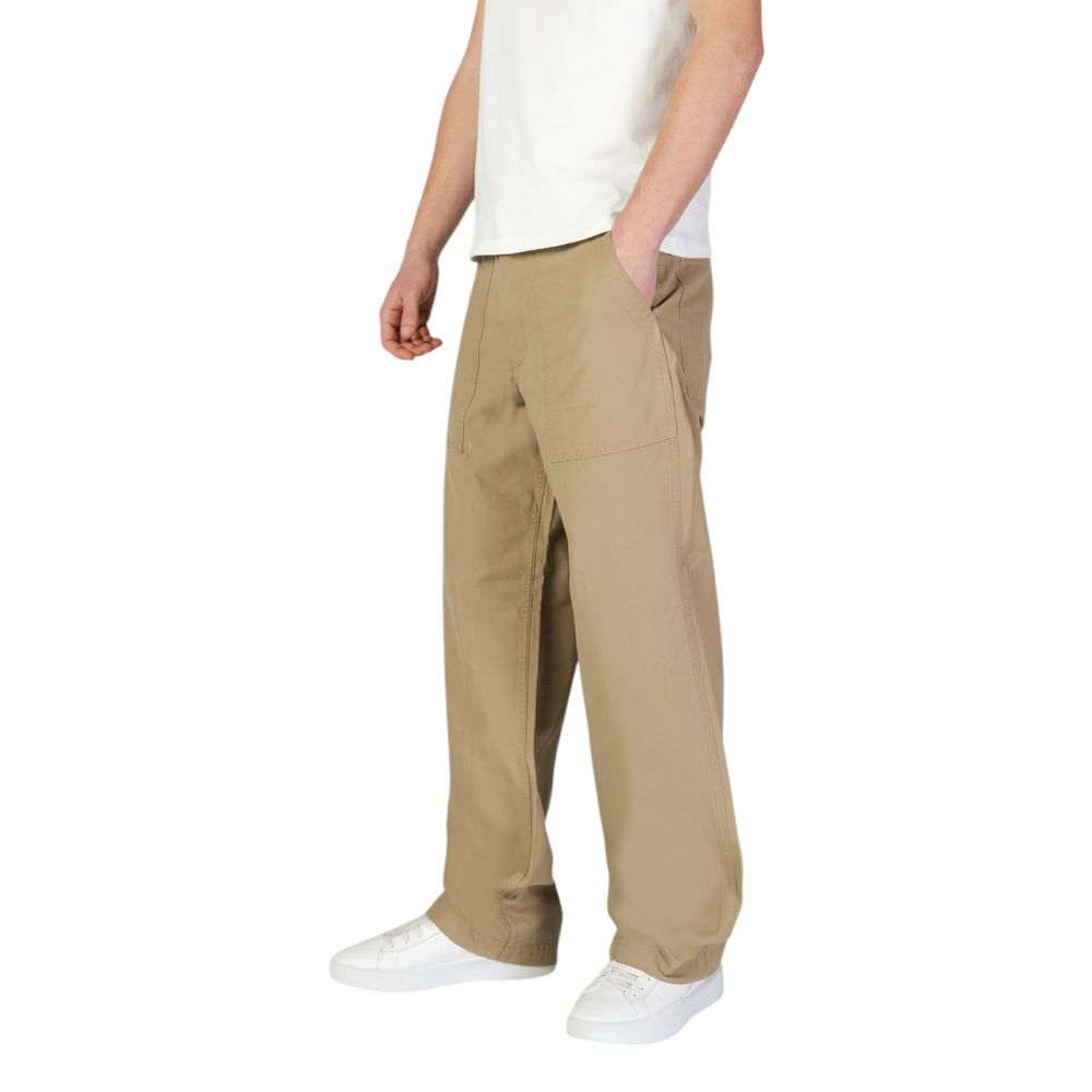 Jack Jones Beigefarbene Baumwoll-Freizeithose