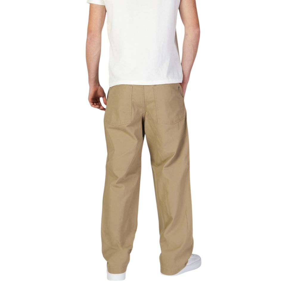 Jack Jones Beigefarbene Baumwoll-Freizeithose
