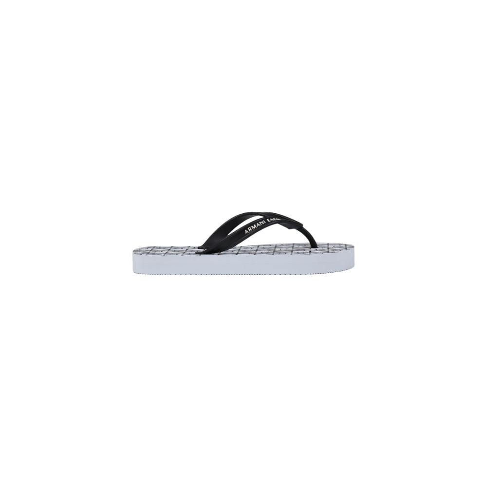 Armani Exchange Weiße Gummizehentrenner