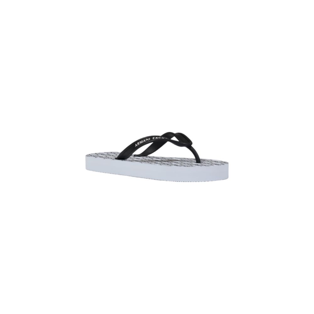 Armani Exchange Weiße Gummizehentrenner