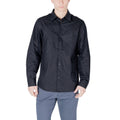 Armani Exchange Blaues Baumwollhemd