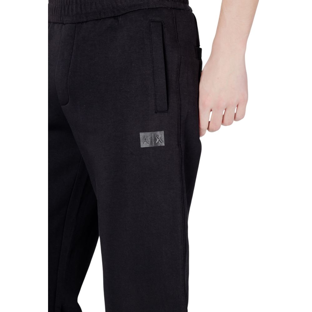 Armani Exchange Schwarze Baumwoll-Jogginghose (Trainingshose)