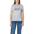EA7 Emporio Armani T-Shirt aus weißer Baumwolle