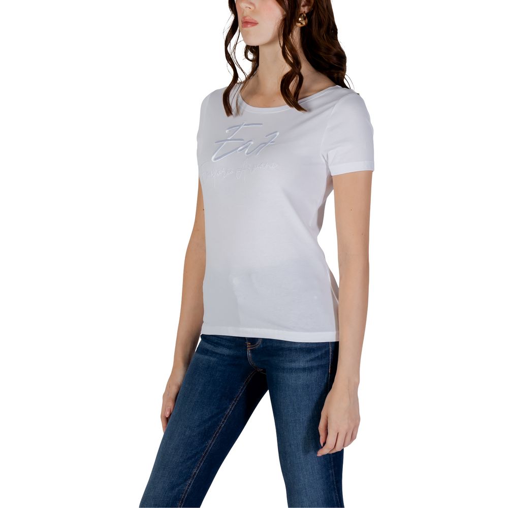 EA7 Emporio Armani white cotton T-shirt