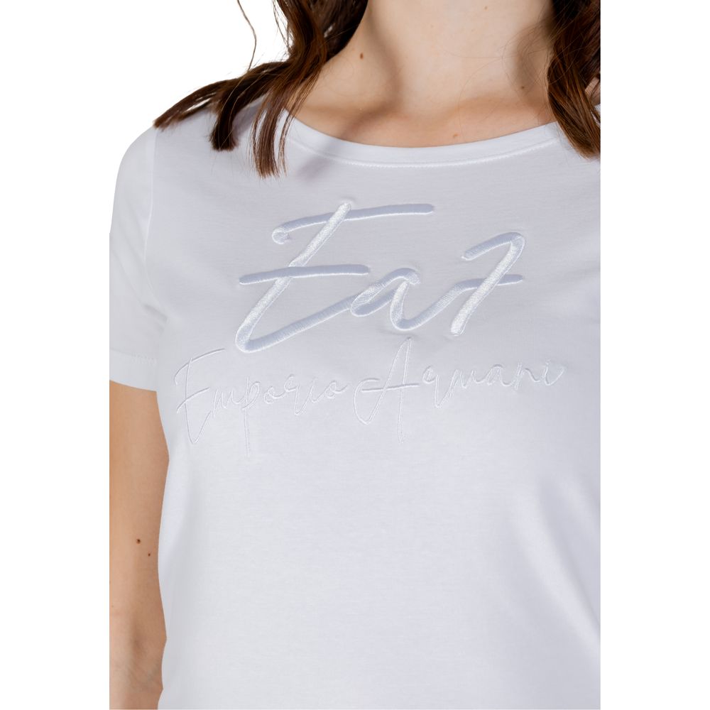EA7 Emporio Armani white cotton T-shirt