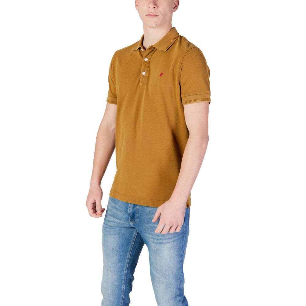 Replay Poloshirt aus Baumwolle in Bronze