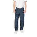 Replay Blaue Baumwoll-Freizeithose
