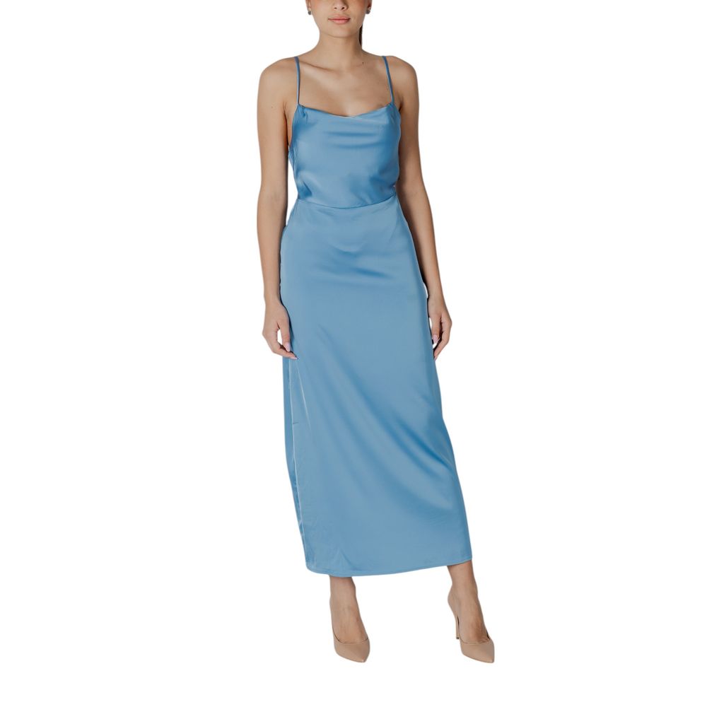 Vila Clothes Türkis Polyester Lang