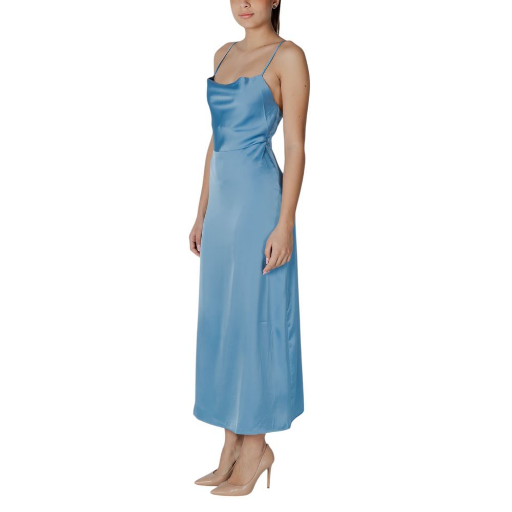 Vila Clothes Türkis Polyester Lang