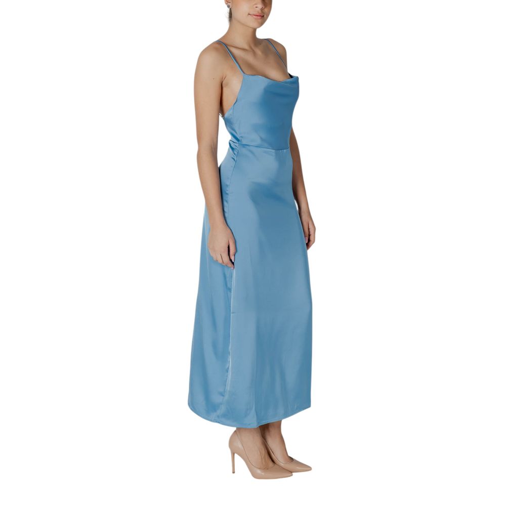Vila Clothes Türkis Polyester Lang