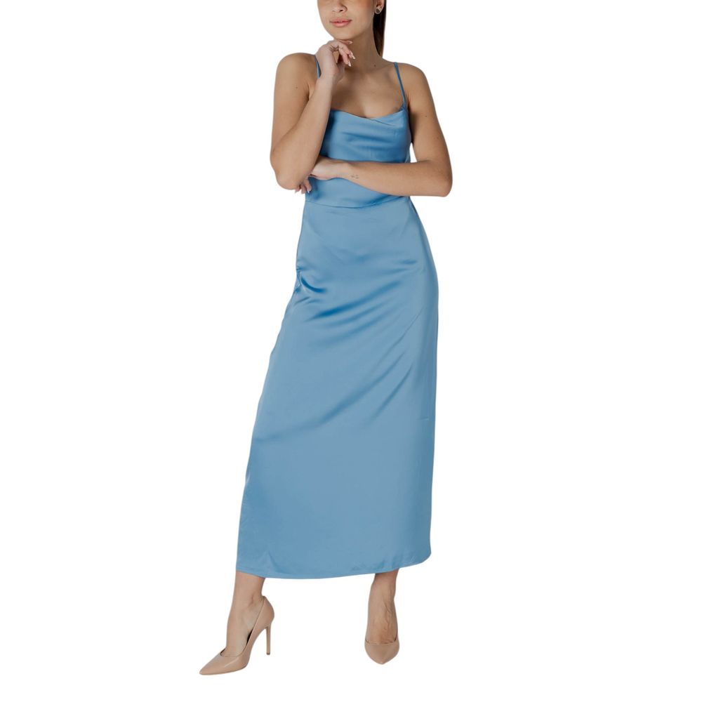 Vila Clothes Türkis Polyester Lang