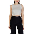 Jacqueline De Yong Weiße Viskose-Trägershirts