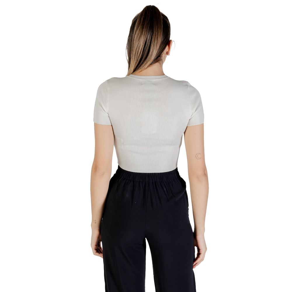 Jacqueline De Yong Weißer Viskose-Pullover