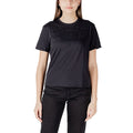 Jacqueline De Yong Schwarzes T-Shirt aus Baumwolle
