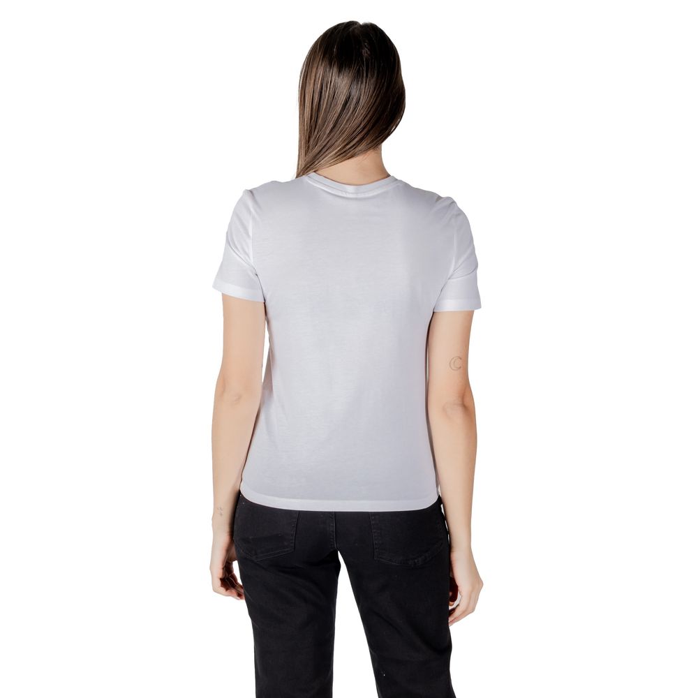 Only Weißes Langarmshirt aus Bio-Baumwolle