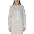 Jacqueline De Yong Weiße Baumwollbluse