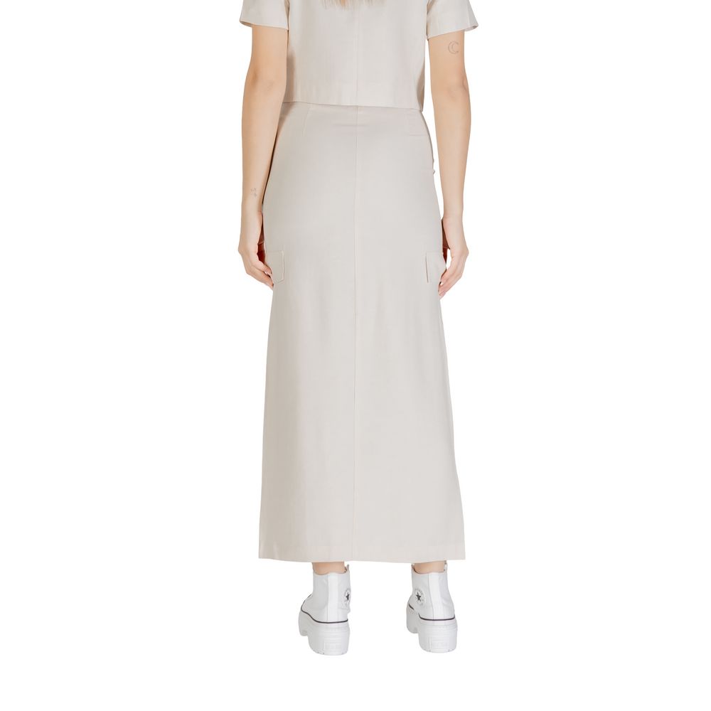 Jacqueline De Yong Viscose Maxi Skirt in Two Colors