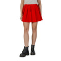 Only Red Mini Skirt made from Recycled Polyester