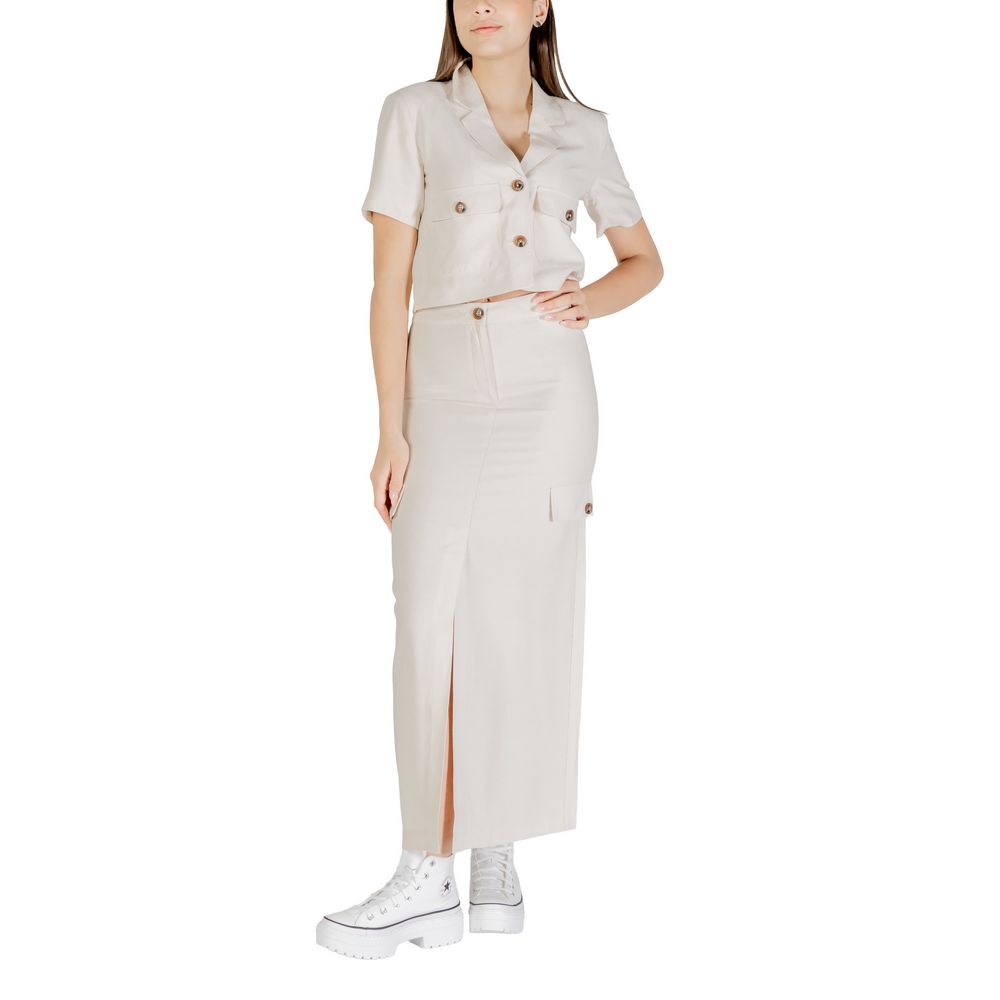Jacqueline De Yong Viscose Maxi Skirt in Two Colors
