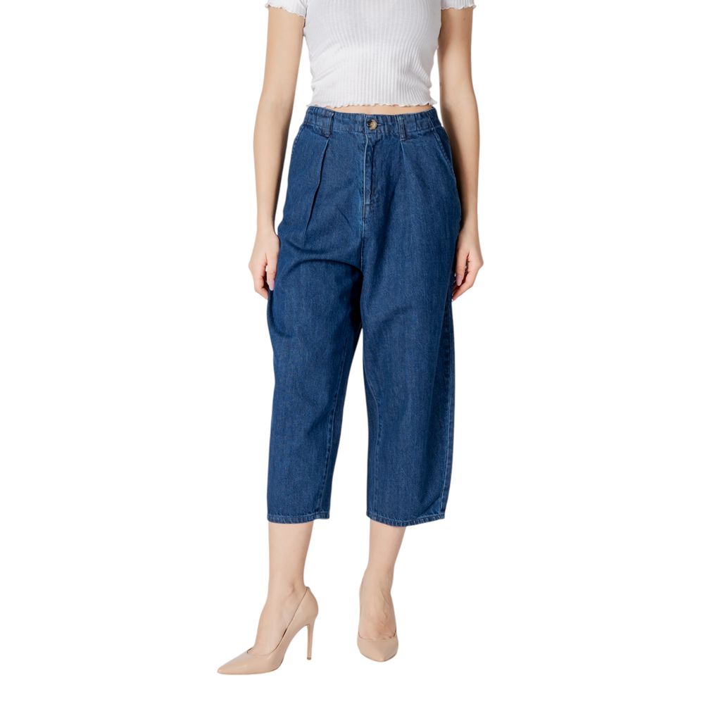 Only Blue Cotton Denim Jeans