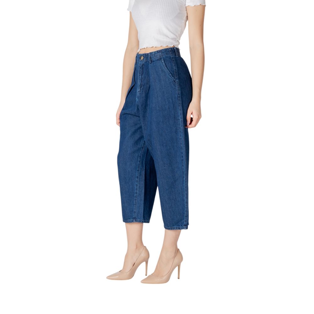 Only Blue Cotton Denim Jeans