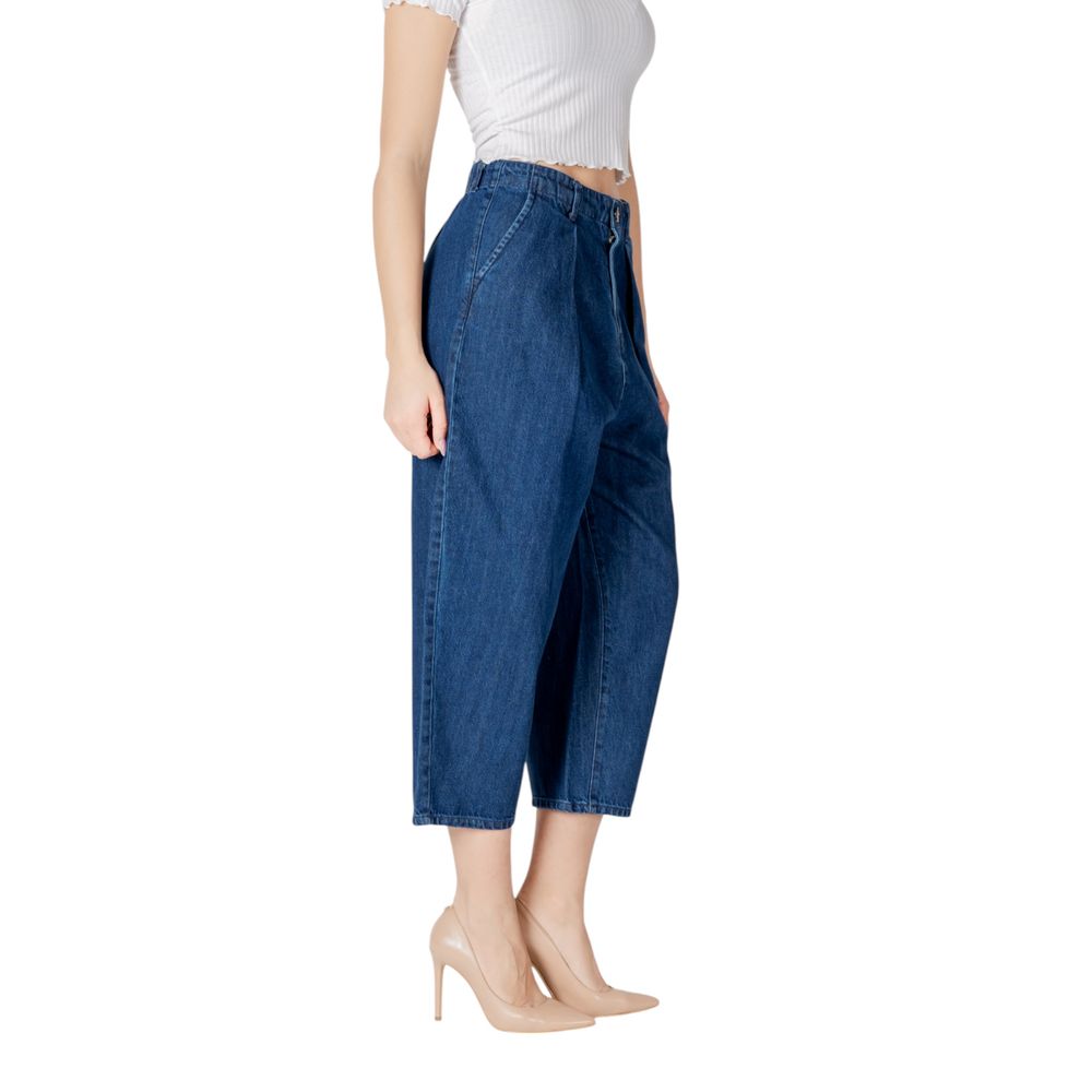 Only Blue Cotton Denim Jeans