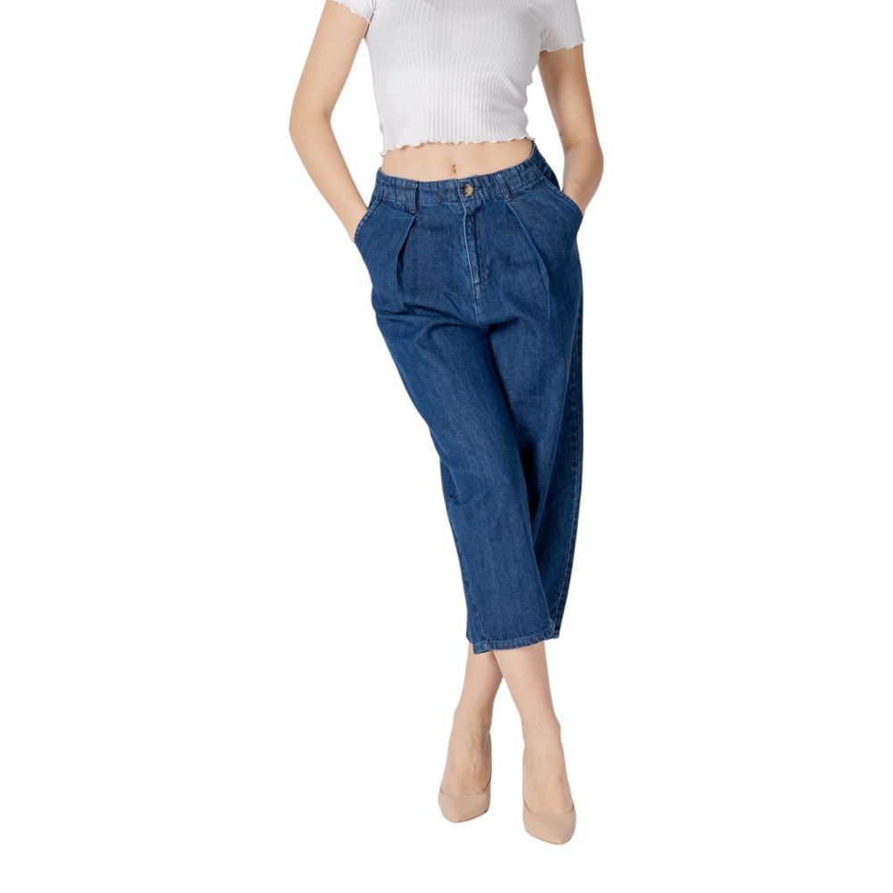 Only Blue Cotton Denim Jeans